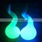 decorative battery operated /Waterproof PE material RGB 16 color chargeable led water-drop other holiday lighting floor lamp