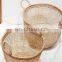 Hot Selling Household Set of 2 Floppy Seagrass Baskets Decor Storage Basket Wholesale