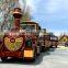 Tourist Trackless Trains Diesel Tourist Road Trackless Trains For Amusement Parks