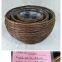 Outdoor decorative willow basket willow garden basket for plant