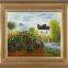 100% Hand-painted flower oil painting wall art abstract wall decoration