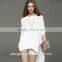 hot selling Linen hollow batwing sleeve sweater for ladies