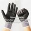15Gauge Nylon Spandex Liner Microfine Nitrile Foam Coated Gloves Oil Resistant Gloves Mechanic Gloves