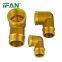 IFAN Factory Director Copper Plug Brass Pipe Fittings Plumbing Fitting Copper Yellow Color Female Thread Brass Plug