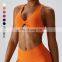 Running Sports Underwear clothes women hot sexy Cross Back Straps Bra Custom Workout Top Backless Sports Bra For Women Fitness