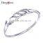 New Products Jewellery Cubic Zirconia Top Quality Polish Brass Women Bangle