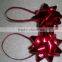 Pre-made Elastic Velvet Lace Bow, Elastic tape for Gift Wrapping