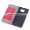 Crazy Horse Style PU leather wallet case for galaxy s6, For samsung s6 accessorie 5 colors optional mobile phone