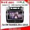 Wecaro WC-VT8009 Android 4.4.4 car dvd player touch screen for vw touareg android navigation WIFI 3G mirror link 2011-2015