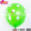 100% Latex Material and Everyday Festival Balloon polka dots green