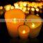 Moving wick battery operated flameless candle with timer and remote lifetime guarantee