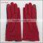 ladies cheap genuine woolen top leather belt gloves