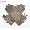 Grey sheep leather touch screen women leather gloves tasseled gloves fashion elements