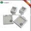 Custom white gift jewelry display box with clear PVC window