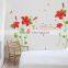 ALFOREVER pvc beautiful corn poppy wall decals