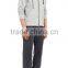 mens plain melange grey flat lock seam dri fit hoodies