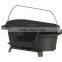Pre-seasoned Cast Iron Cookware Outdoor Charcoal BBQ Grill