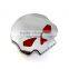 BJ-FTC-001-CR Chrome Skull Aluminum Motorcycle Fuel Tank Cover for Harley Sportster Dyna