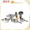 MSF-SS3012 Best selling whole cookware set Best combination for family kitchen 20pcs cookware set with kitchen tools & knives