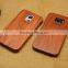 For Samsung note 4 high quality pure wooden bamboo cell phone case