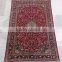Wholesale beautiful hand knotted rugs handmade pure silk carpet from Jaipur India Kashan style