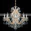 12 bulbs pendant light fixture and crystal chandelier