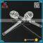 beautiful crystal clear glass honey stirring rod glass honey stick