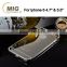 Mirror surface Aluminum metal bumper mobile phone case for apple iphone 6 shockproof PC back cover for apple iphone 6s