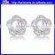 Custom Wholesale 12mm 925 Sterling Silver Freshwater Pearl Stud Earrings