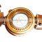 Solid Brass Nautical Compass -PRISMATIC ENGINEER COMPASS WITH WOOD BOX 13502