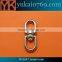 Yukai metal material swivel snap hook type swivel d ring hook