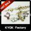 KYOK 12 years double curtain rods factory , 28mm golden curtains rods wholesale