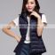 Manufacturer OEM service short women's waistcoat 6052