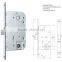 Door Lock, Italian European PVC Latch Mortise lock body for wooden sliding doors 410B PVC