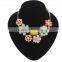  Express Handmade Rhinestone Flower Design Fashion Pendant Necklace Sets and custume jewelry set