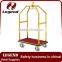 Hotel used birdcage trolley luggage carts with wheels