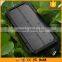 China Factory Portable Solar Power Bank 12000mAh with CE ROHS FCC