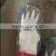 13guage factory hot sales white nylon grey nitrile working gloves