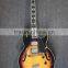 hollowbody electric guitar with locking tuner