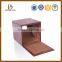 New products custom leather square tissue box cover