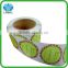 High quality printing bottle label stickers, jar label stickers, waterproof roll label stickers
