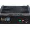 High Performance Industrial fanless pc j1900 mini pc 2G DDR3 RAM 128G SSD media pc support Ubuntu Linux