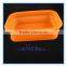 collapsible reusable silicone storage basket for freezer