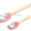 New Product Wood Handle Silicone Spatula Set