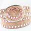 Pink rhinestone belts sale in western stores online