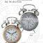 Two bell ring quartz sweep alarm clock