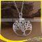 plated 925 silver christmas silver tree of life pendant necklace                        
                                                Quality Choice