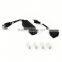 poe splitter cable industrial poe switch poe splitter 100m for cctv camera YJS-POE100M