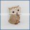 Home & Garden Decoration Beige Small Ceramic Craft Owl