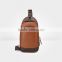 Genuine leather handbag man waist bag, design your own handbag on man chest bag, backpack by guangzhou factory